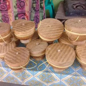 Jual Bakul nasi/ceting nasi/sangku nasi dari bambu